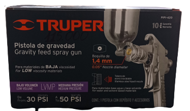 Pistola para pintar eléctrica de 600 W Truper